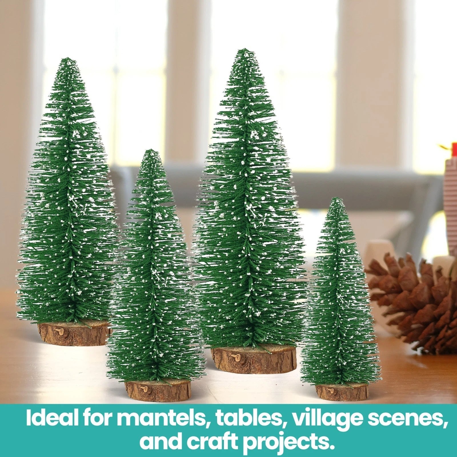 Desktop Decor Mini Christmas Tree Table Top Small Pine Tree Xmas Green for Decor