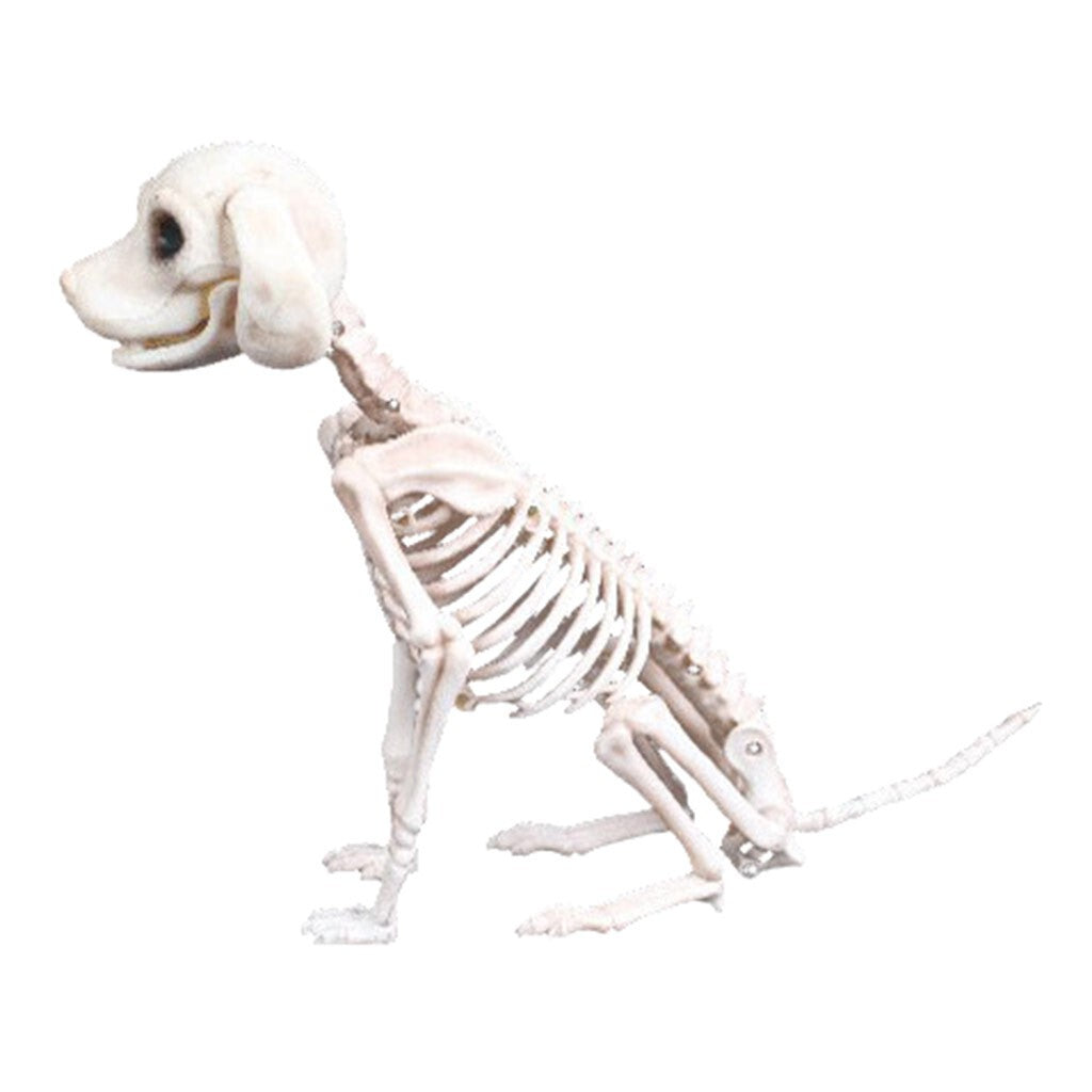 Halloween Scary Skeleton Dog Prop Animal Bones Party Shop Decoration Horror