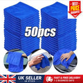 50x LARGE MICROFIBRE CLEANING AUTO CAR DETAILING SOFT CLOTHS WASH TOWEL DUSTER~