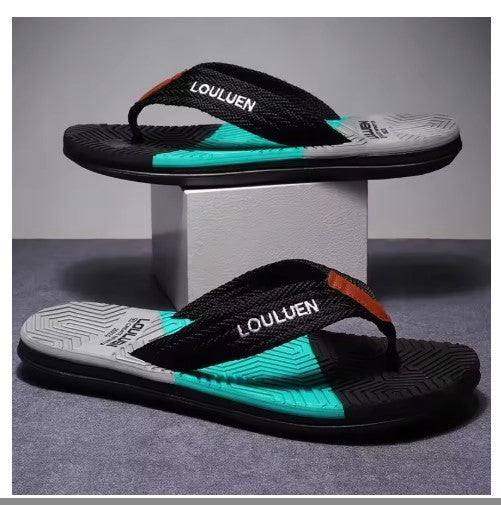 Mens Classic Flat Slip On Flip Flops Summer Beach Casual Holiday High Quality UK