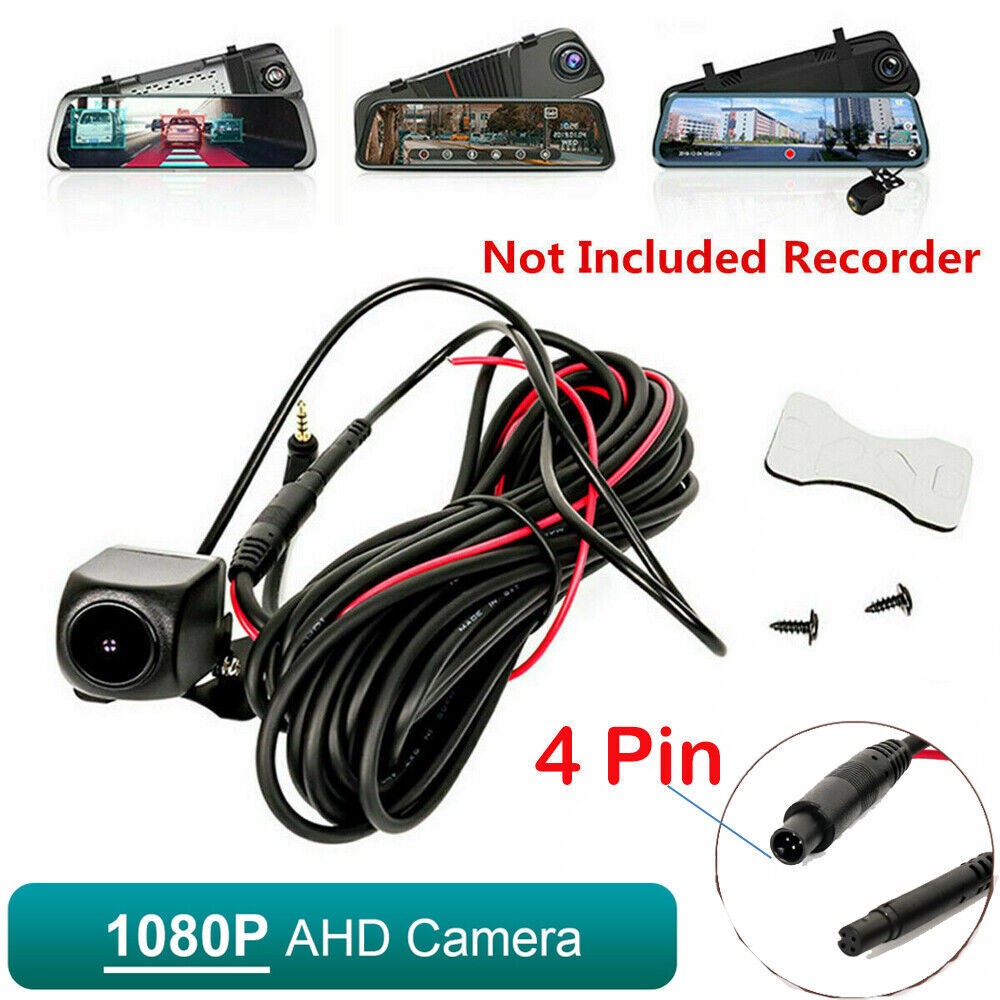 1080P Car Rear View Reversing Camera 2.5mm 4 Pin For Streaming Media Dash Cam