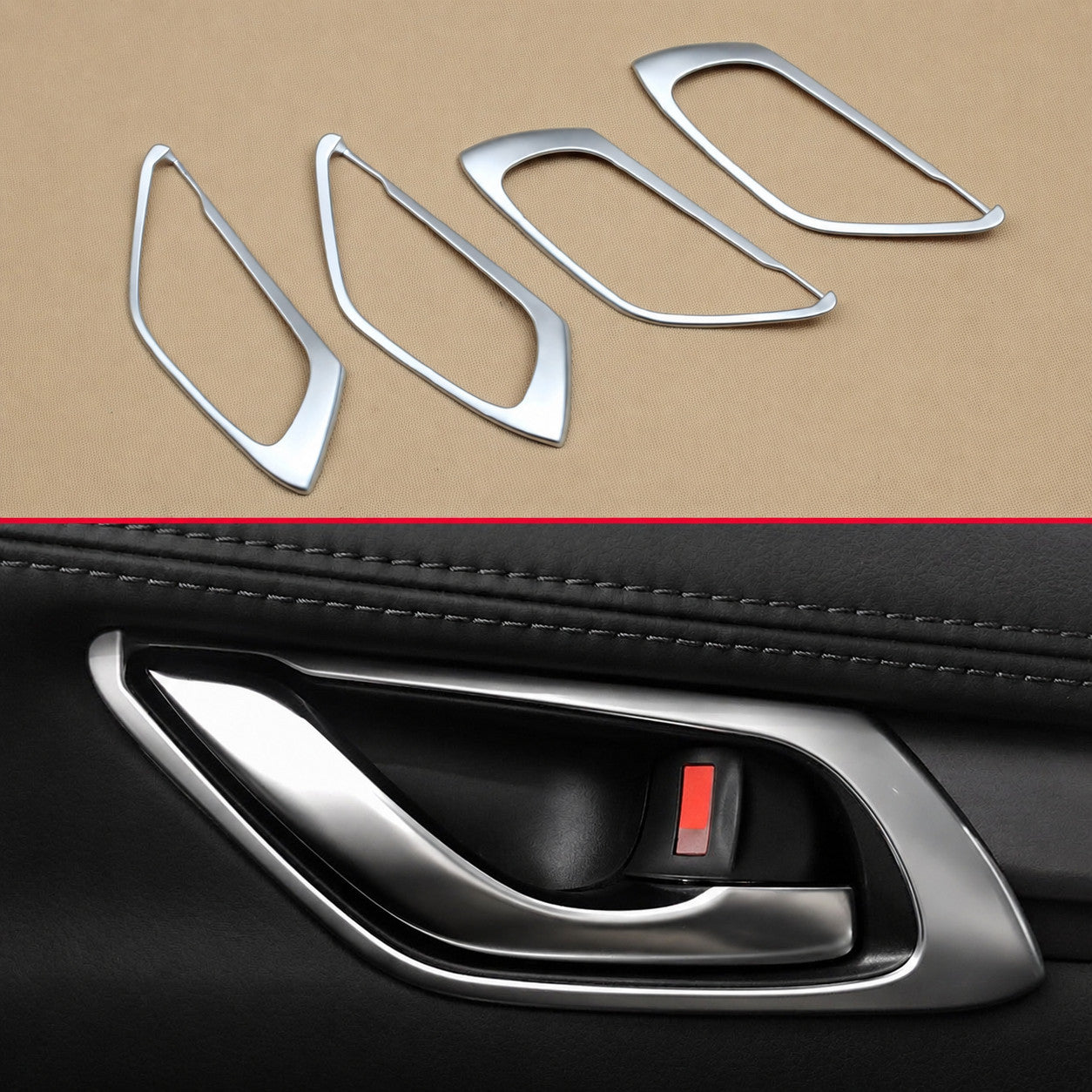 For Mazda CX-5 2017-2025 Interior Door Handle Surround Cover Accessories Trims