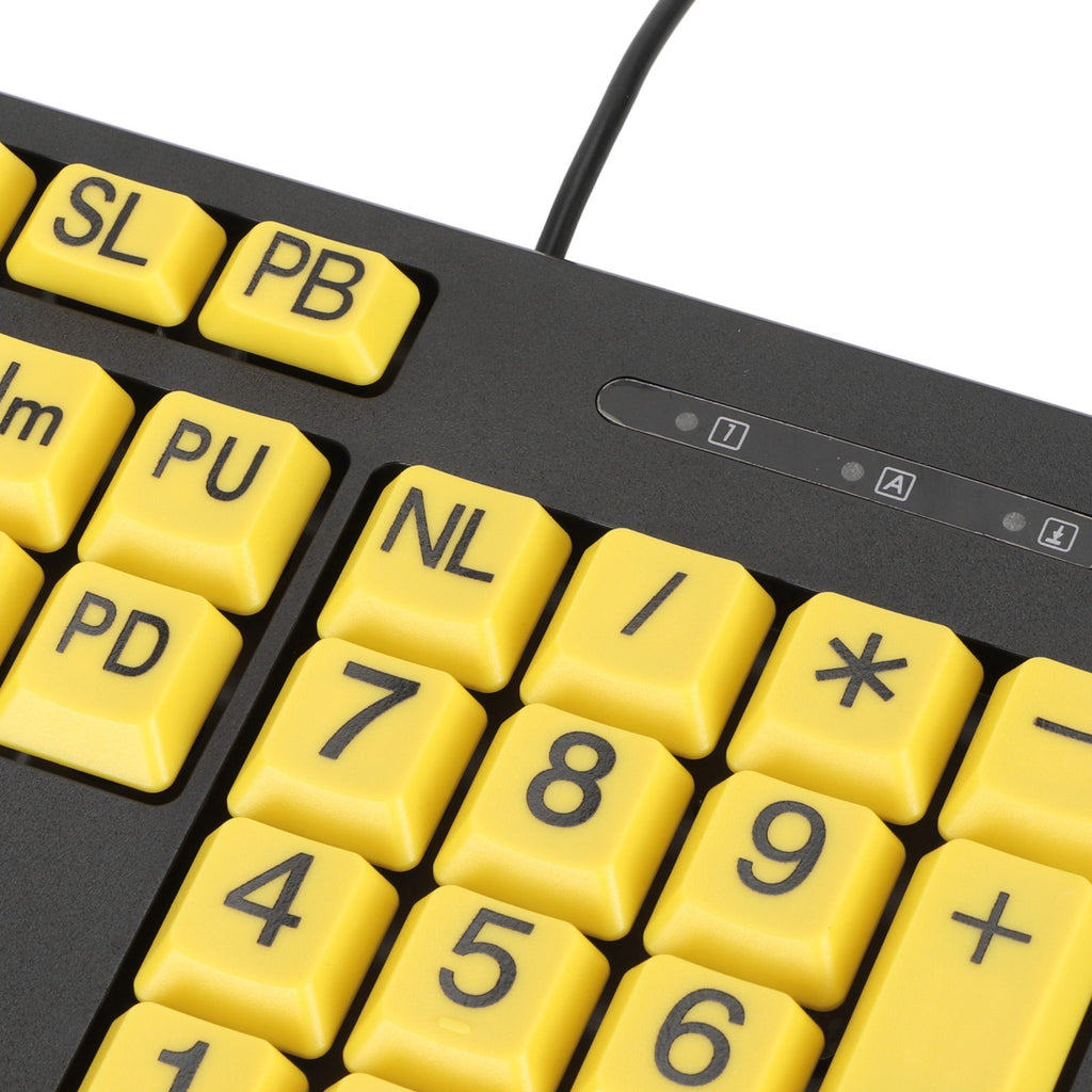 104 Keys Large Print Computer Keyboard For Seniors Comfortable Typing
