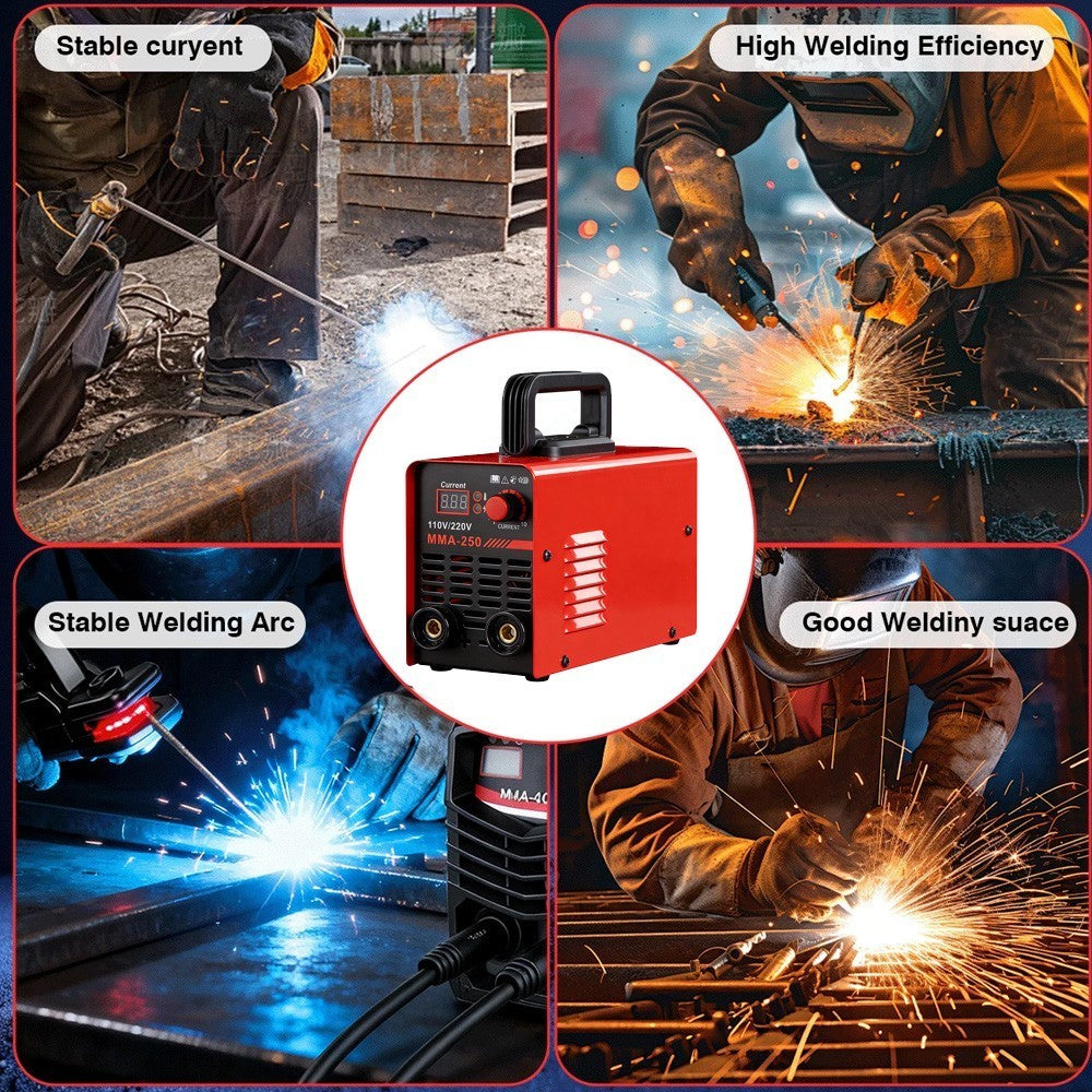 ARC MMA-250 Amp IGBT Inverter Mini Portable Electric Welding Machine Welder UK