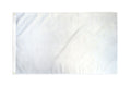 3x5 White Solid Color Premium 210D 3'x5' Knitted Poly Nylon Dura Flag Banner