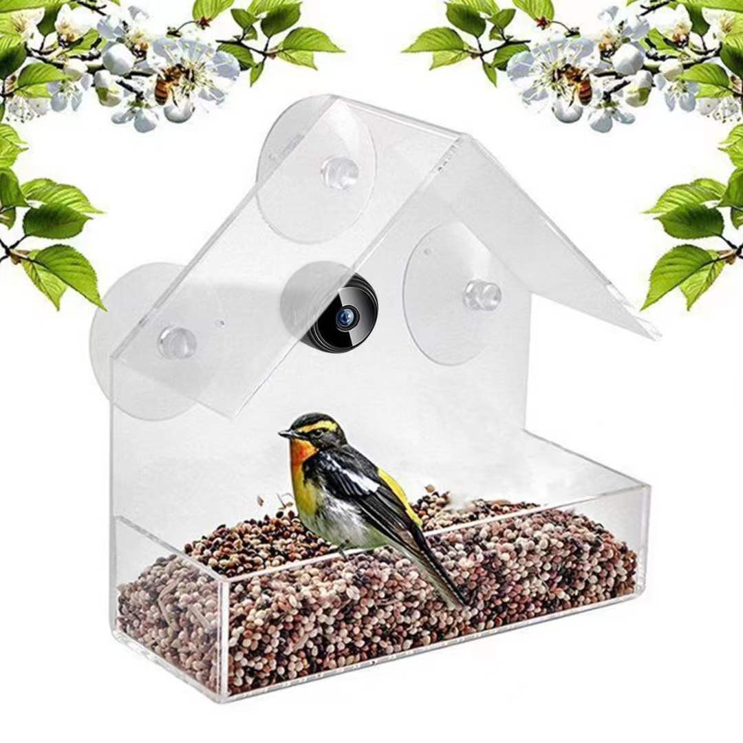 Smart Bird Feeder with Camera HD 1080P Outdoor Wireless Remote WiFi Feeders New