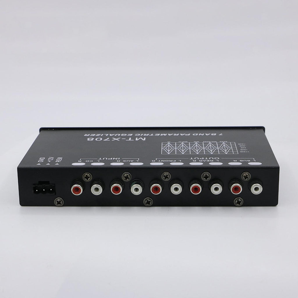 7 Band Car Equalizer Front Rear + sub Output Car Graphic Equalizer Amplifier