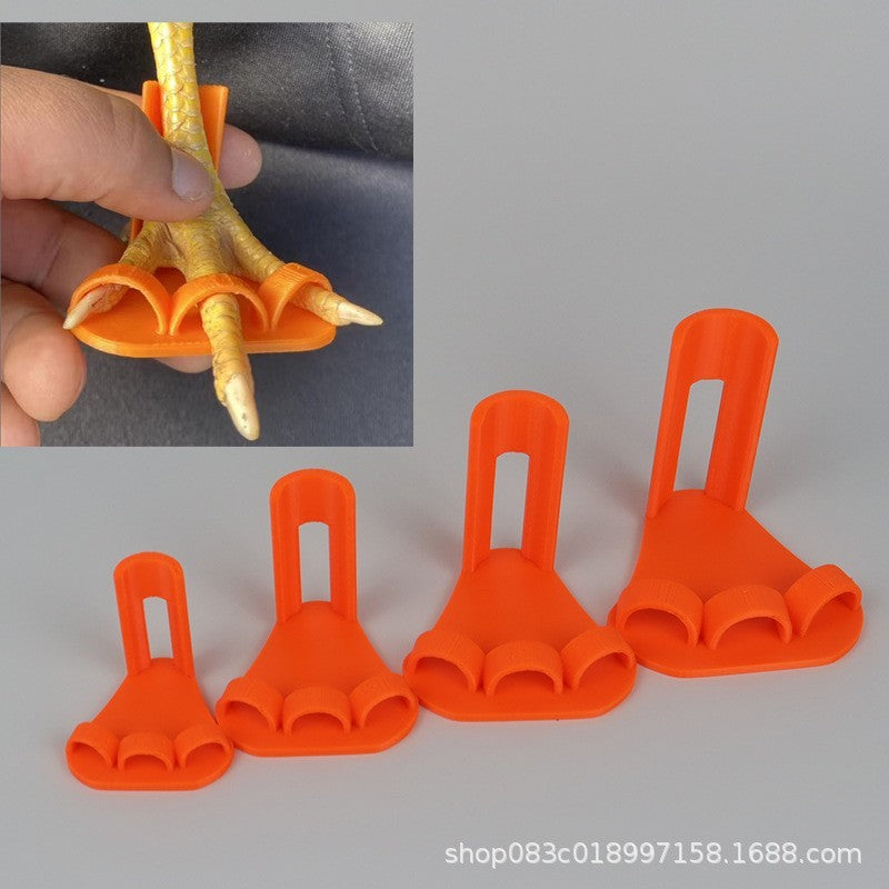 4-Piece Poultry Leg Splint Set with Holes- Professional Bumble Foot Treatment