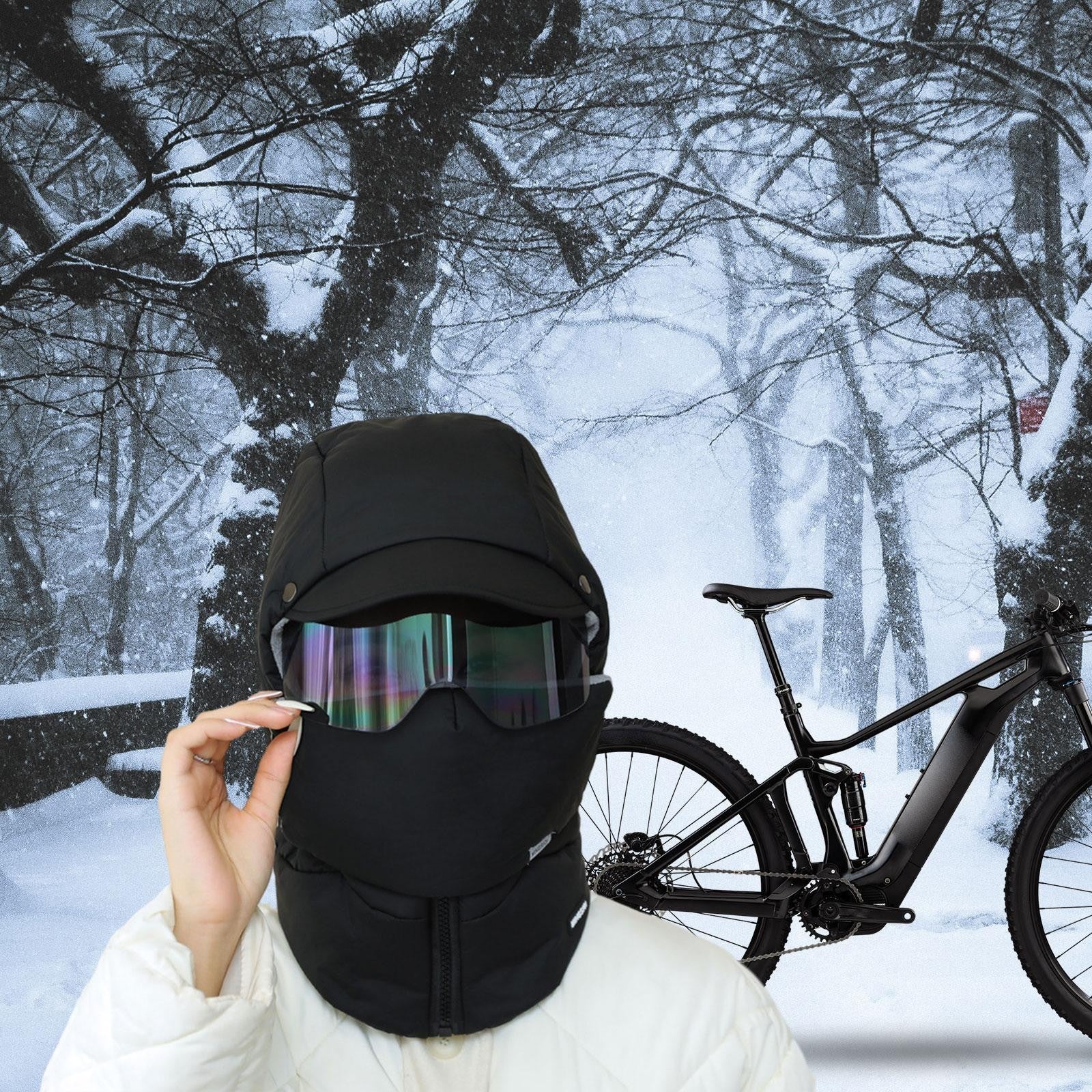 Winter Hat Thermal Lightweight Windproof Mask Face Cover Headwear Trapper Hat
