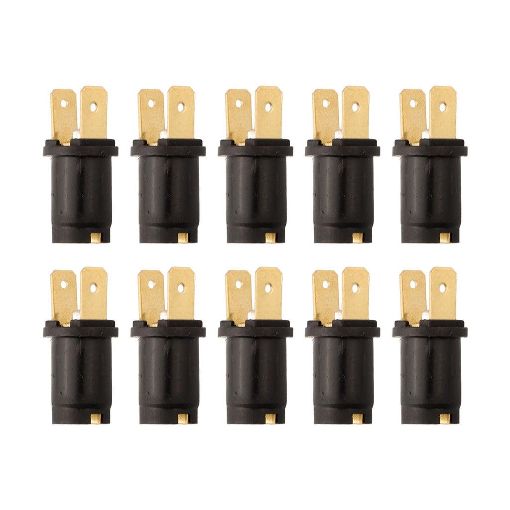 Side Light Bulb Holder 170790 85785055 for Ba9s 989233 Bulb Pack of 10