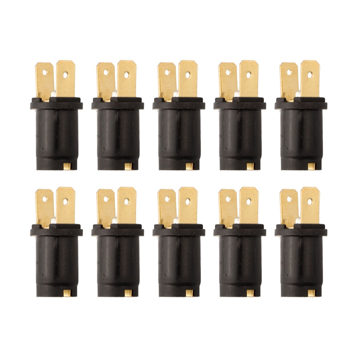 Side Light Bulb Holder 170790 85785055 for Ba9s 989233 Bulb Pack of 10