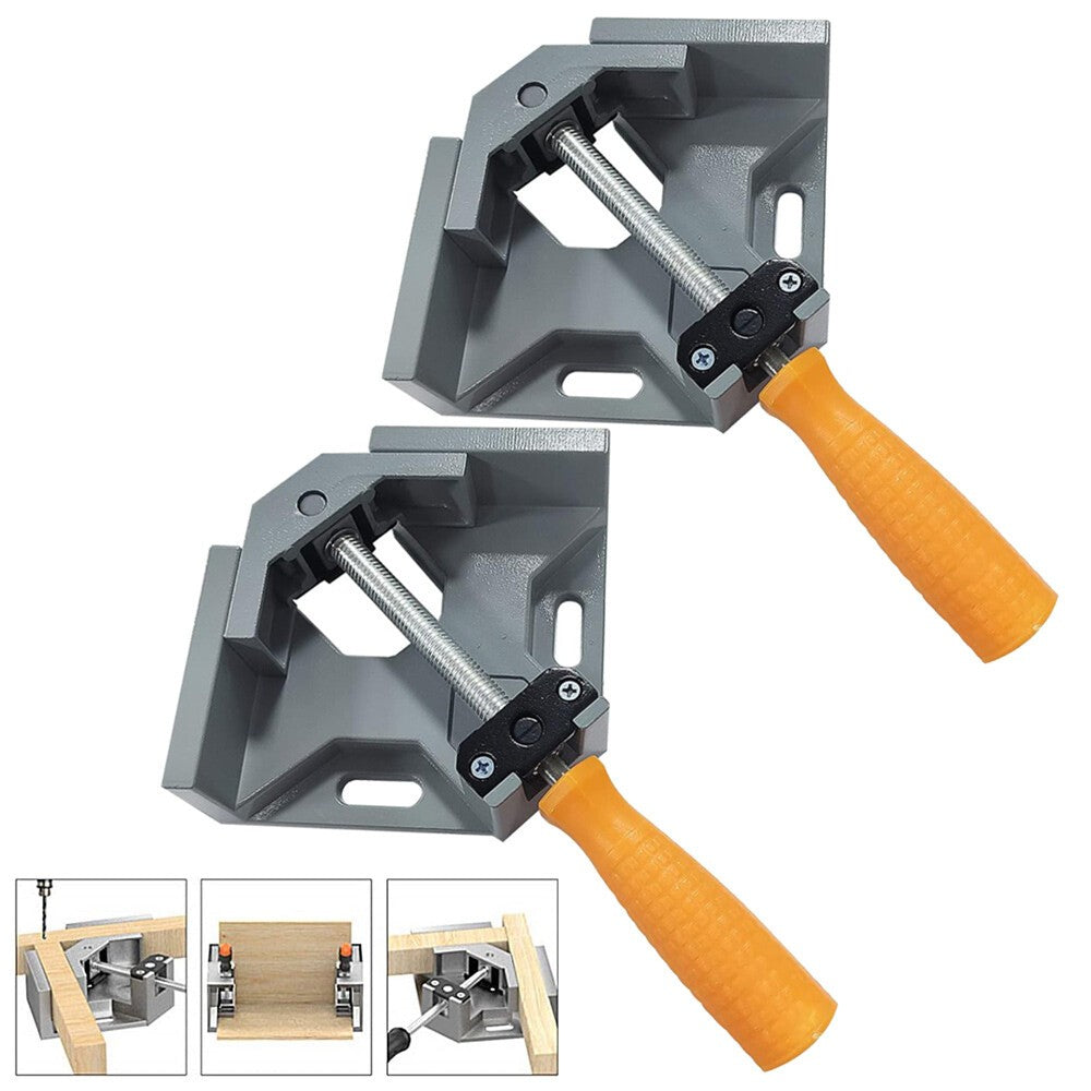 2X Corner Clamp 90 Degree Right Angle Clamps for Crafting Project Wood Tools UK
