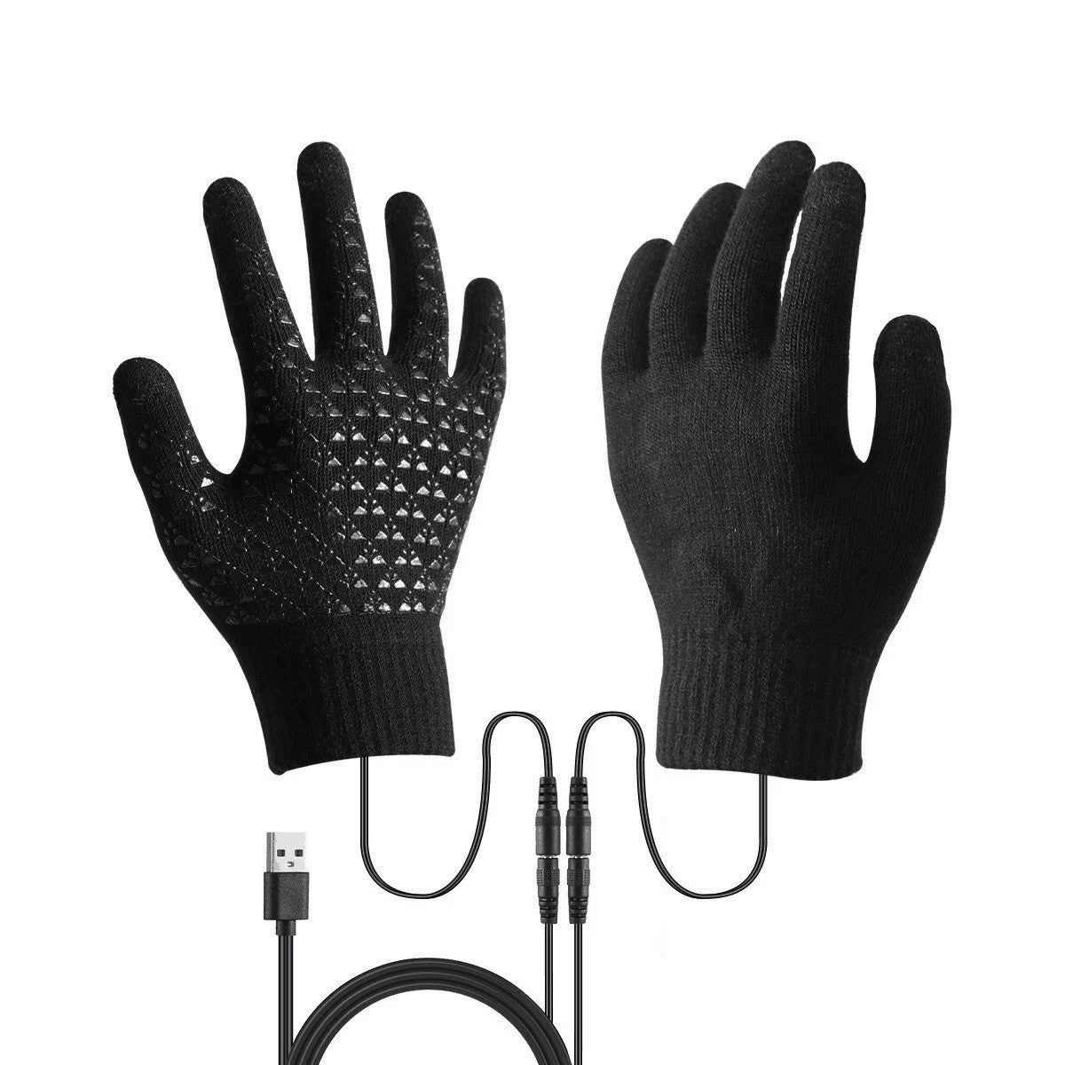 Electric Heated Gloves USB Rechargeable Insulated Warm Thermal Gloves Winter UK