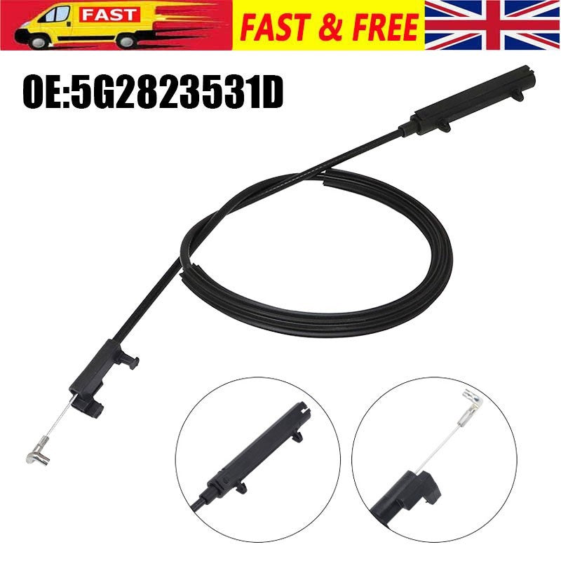RHD Bonnet Hood Release Cable For VW Golf Mk7 2013-18 Passat B8 15-18 5G2823531D
