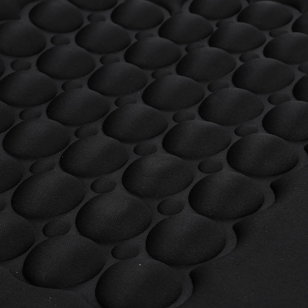 Soft Black Car Seat Cushion Covers 2Pcs Front Chair Comfort Protector Mats