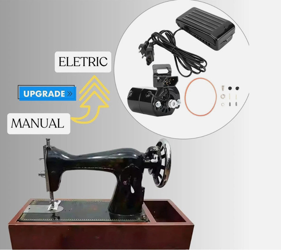 Sewing Machine Motor With Foot Pedal 180W Domestic Old Sewing Machine Foot Pedal