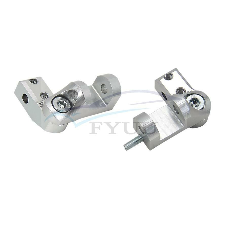 Universal CNC Aluminum Motorcycle Foot peg Passenger Footpeg Lowering Kit