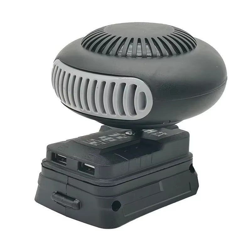 18V/20V Space Heater for DEWALT MILWAUKEE Battery with USB-A Ports（No Battery ）