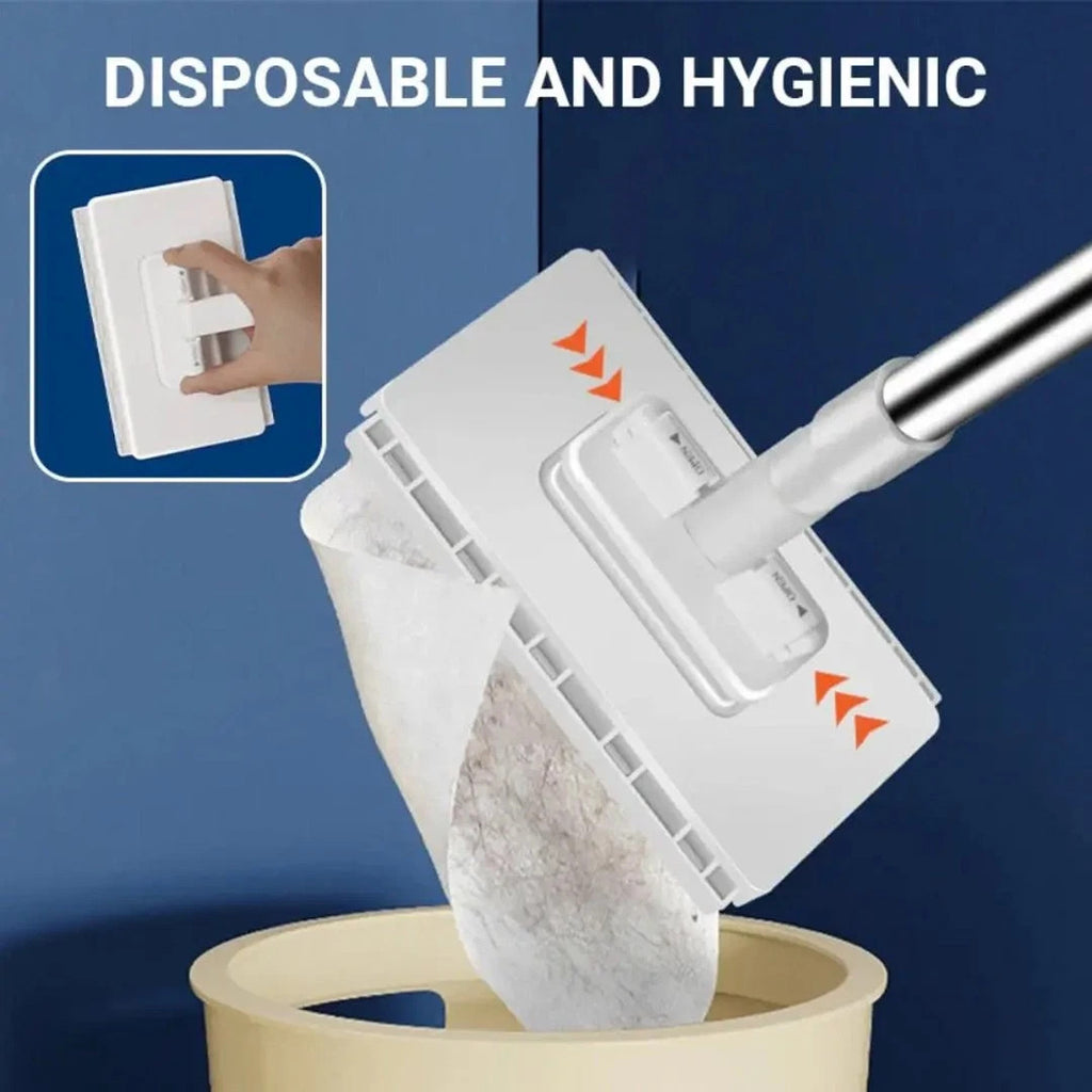 New Snap Grip Mini Mop,Zero Touch Mini Mop,No Wash Lazy Mops Wet and Dry