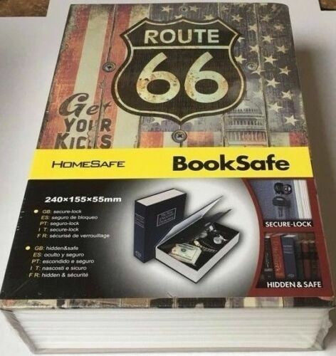 Book Safe Lock Book safe Key Lock Secret Hidden Safe Jewellery Storage Box UK