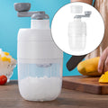 Portable Crank Ice Crusher Shaver Block Shaving Machine Manual Snow Cone Shaved