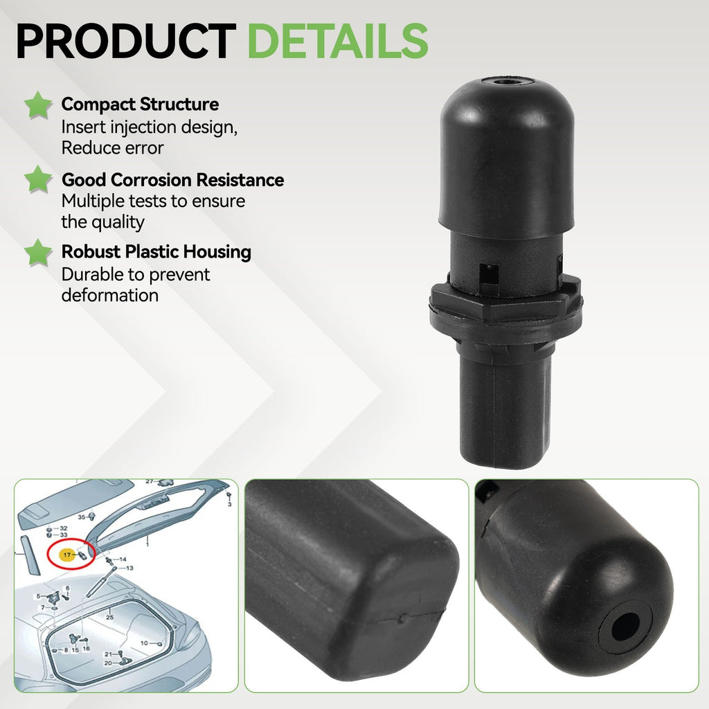 Tailgate Trunk 1K8827761D Lids Stop Buffer Block For VW Scirocco MK3 2009-2014