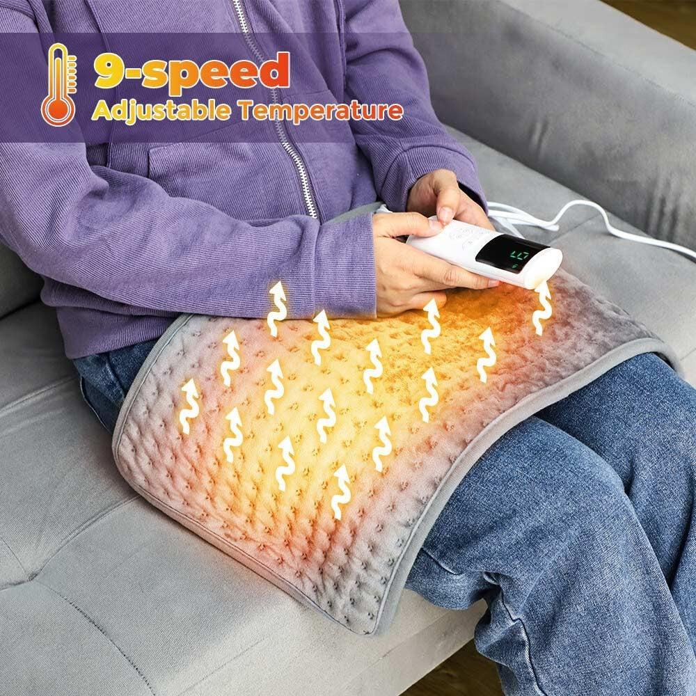Heating pad Electric Heat Pad for Back Neck Shoulder Belly Pain Relief 30x 59cm