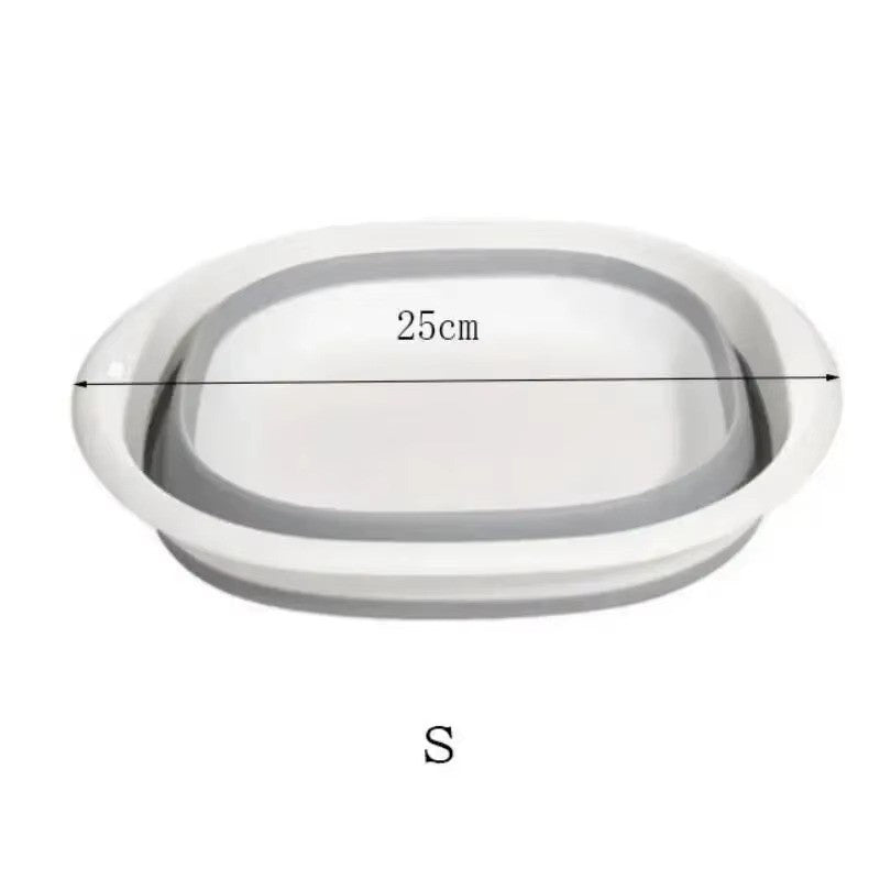 Foldable Multipurpose Basin Collapsible Washing Up Bowl Sink For Camping Travel