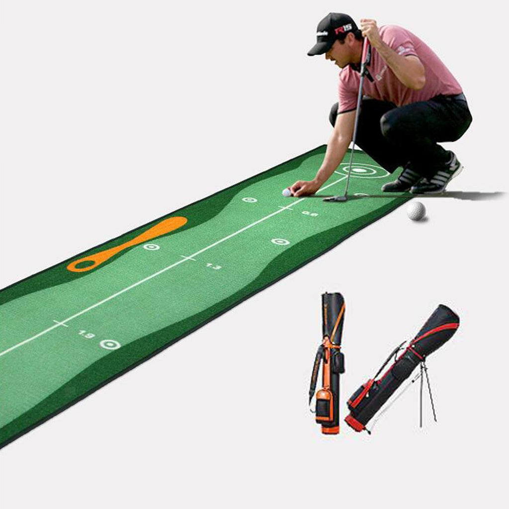 Golf Practice Putting Mat Adjustable Alignment Trainer For Golf Training