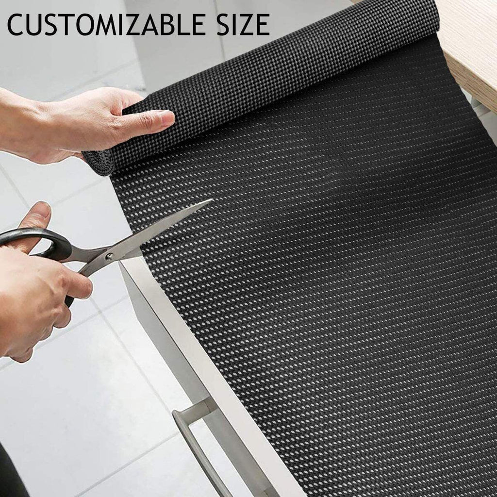 Kitchen Cupboard Liners Shelf Underlay Under Lining Non Slip Mat Roll PVC UK