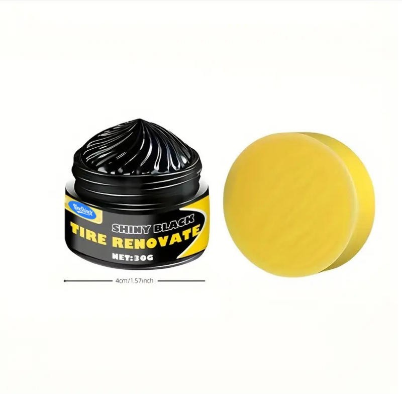 Black Shiny Tire Wax Long Lasting Protection Repair For All Tyre Types
