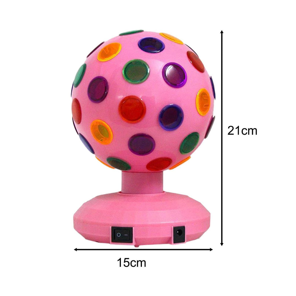 Disco Ball Lamp 360° Rotation Portable DJ Lighting for Bar Room Stages NEW.*