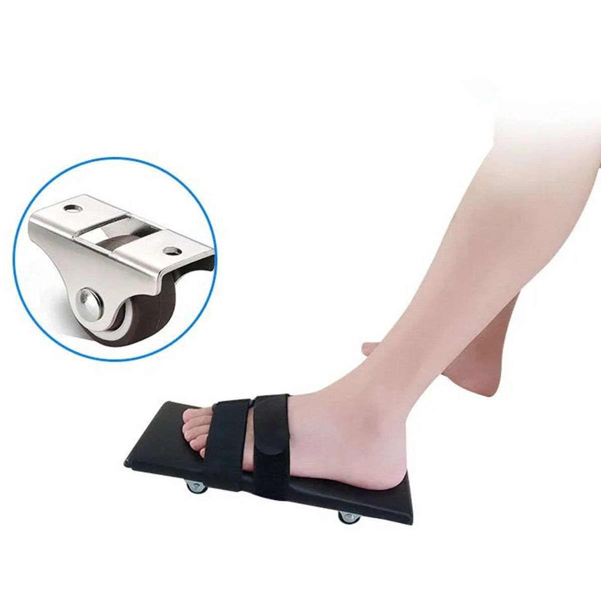 Lower Limb Trainer Board Knee Joint Exercising with Pulley Adjustable Quiet