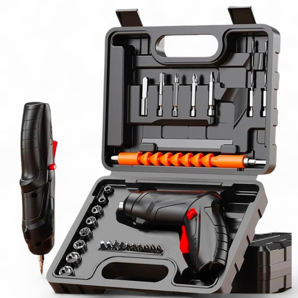 Electric Driver Screwdriver Rechargeable 47 in 1 Cordless Electric Drill Set