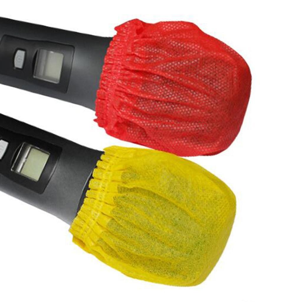 200x Disposable Non-woven Microphone Cover Stage Mic Covers Protective