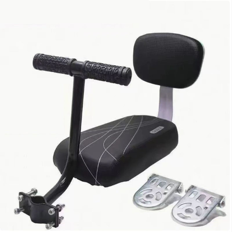 Bicycle Child Seat Kit Back Rear Seat Cushion Armrest Footrest Set Bike Back Set
