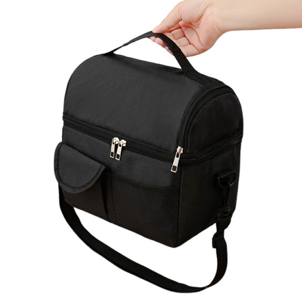 Large Insulated Lunch Bag Adult Kids Men Thermal Cool Hot Food Storage Tote Box