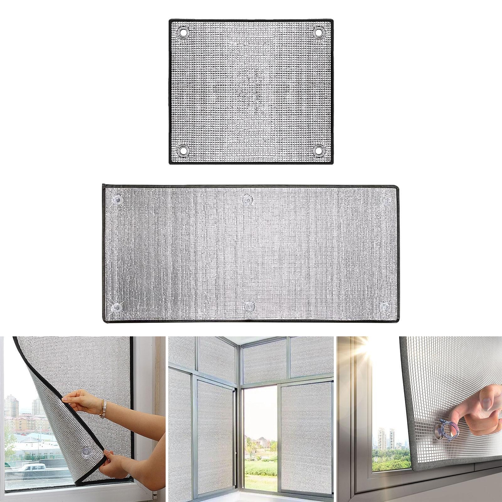 Blackout Window Film Aluminum Foil Insulation Film Heat Reflective Glass Privacy