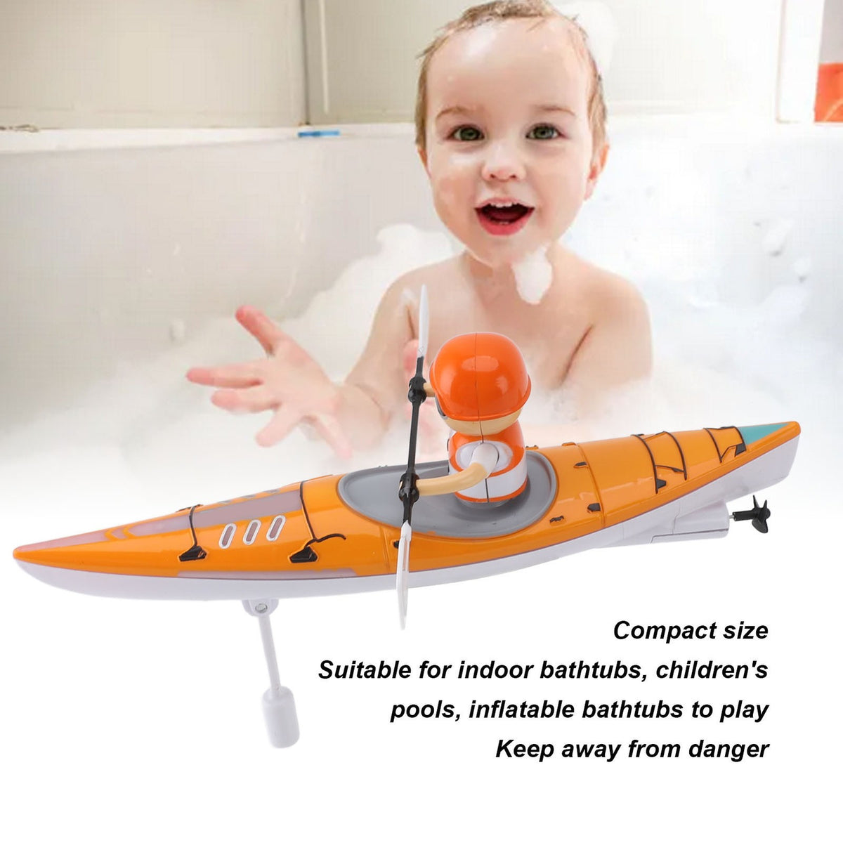 RC Kayak Boat Multipurpose Fun Innovative Realistic 2.4G Remote Control Boat NEW