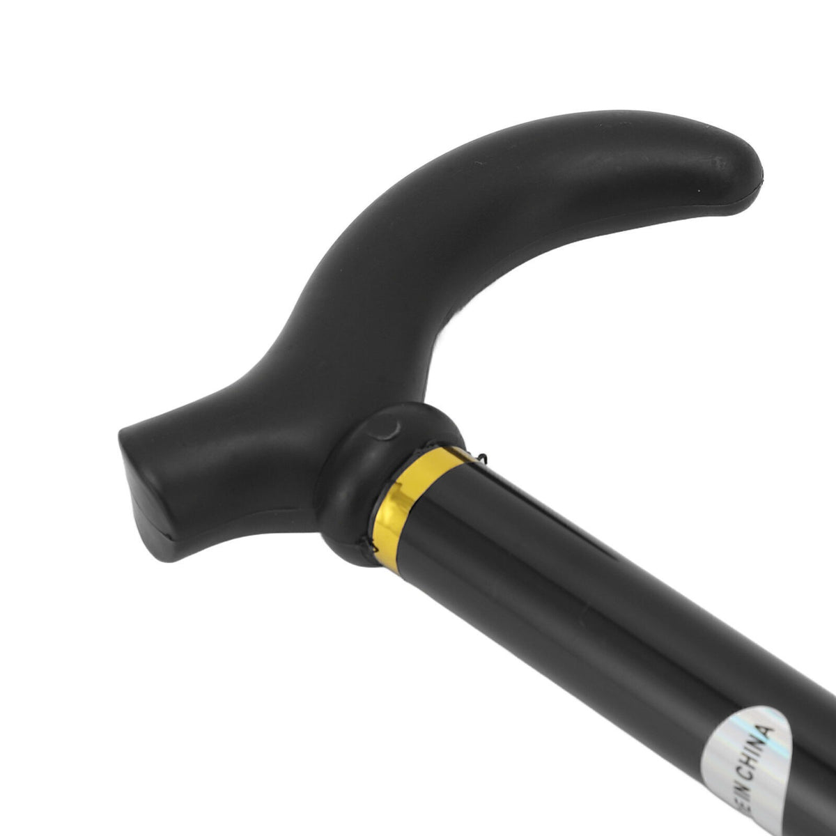 (Black)Adjustable Walking Stick All Terrain Walking Cane For Men Women UK