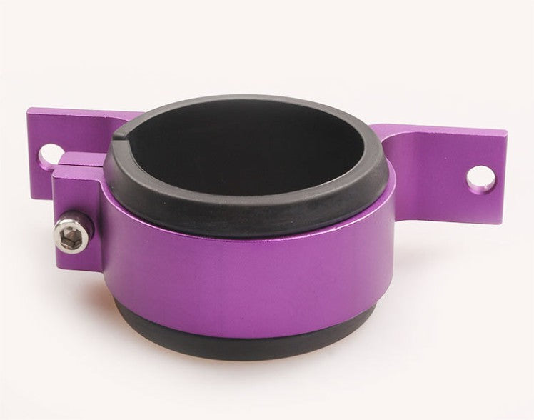50mm Aluminum Inline Fuel Pump or Filter Mounting Bracket Mount Clamp Purple