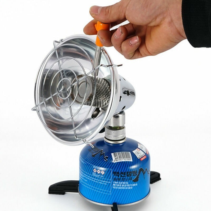 Portable Camping Propane Butane Gas Heater Tent Heating Stove with Stand Outdoor