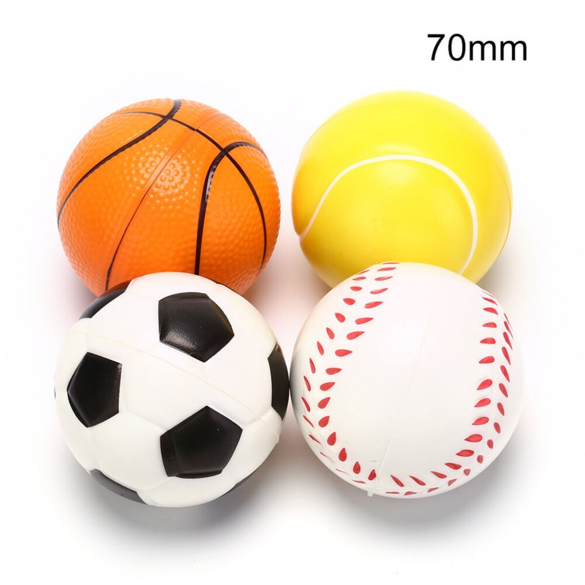 Stress Reliever Ball Toys - Hand ball, Soft Elastic Squeeze, Massage Exercise