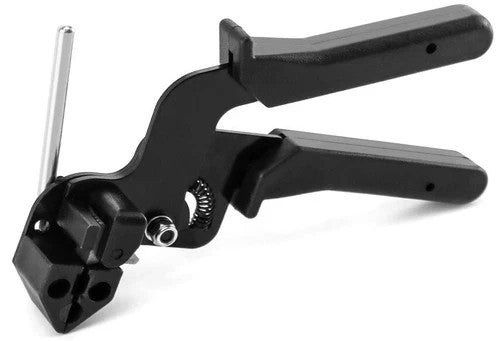 Stainless Steel Metal Cable Zip Tie Fasten Gun Pliers Crimper Tensioner Tool
