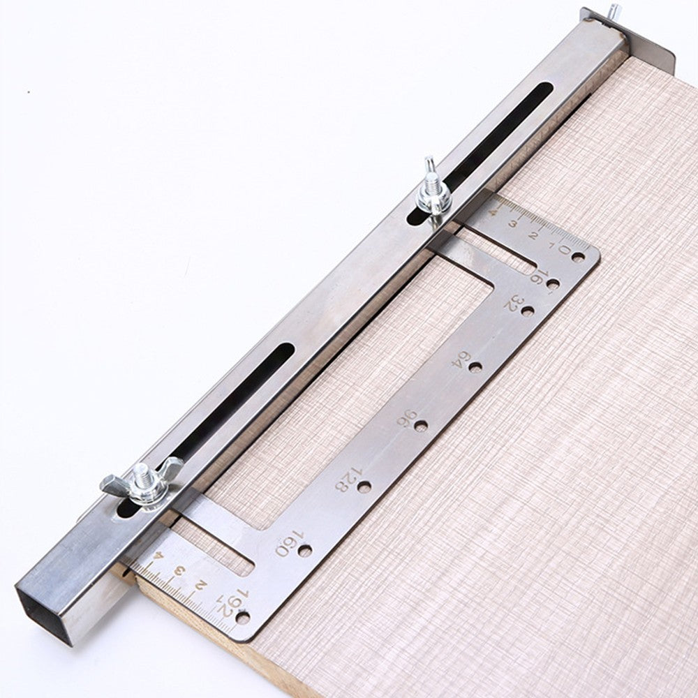 UK Door Handle Jig Cupboard Kitchen Punch Locator Cabinet Hardware Template Tool