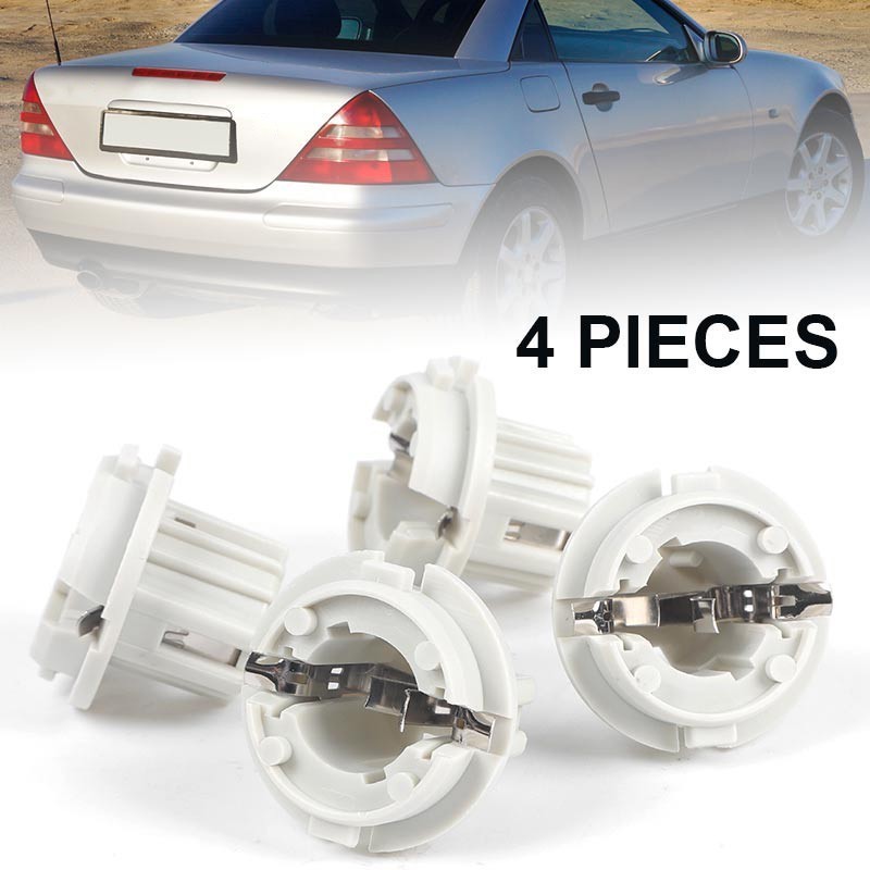 4x Rear Tail Light Bulb Holder Socket For Mercedes-Benz W164 W170 1408260582