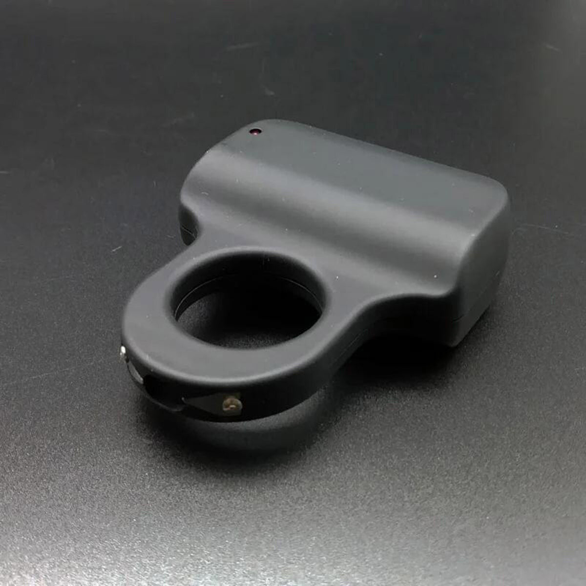 Electric Ring Toy Self Finger Set Toy Thorn Ring 18 Creative Toy [Black]