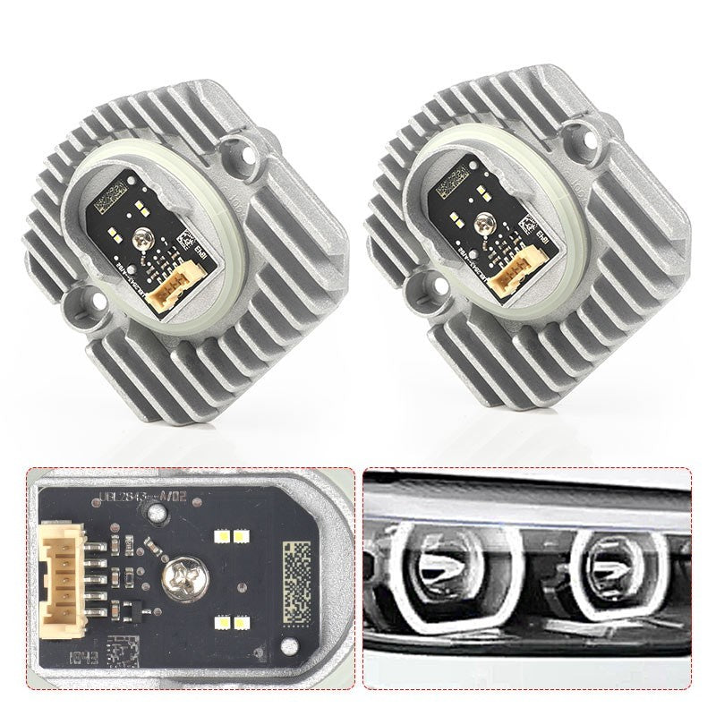 2X White Angel Eye DRL Light LED Module 63117214934 For BMW 5 Series G30 G31 G38