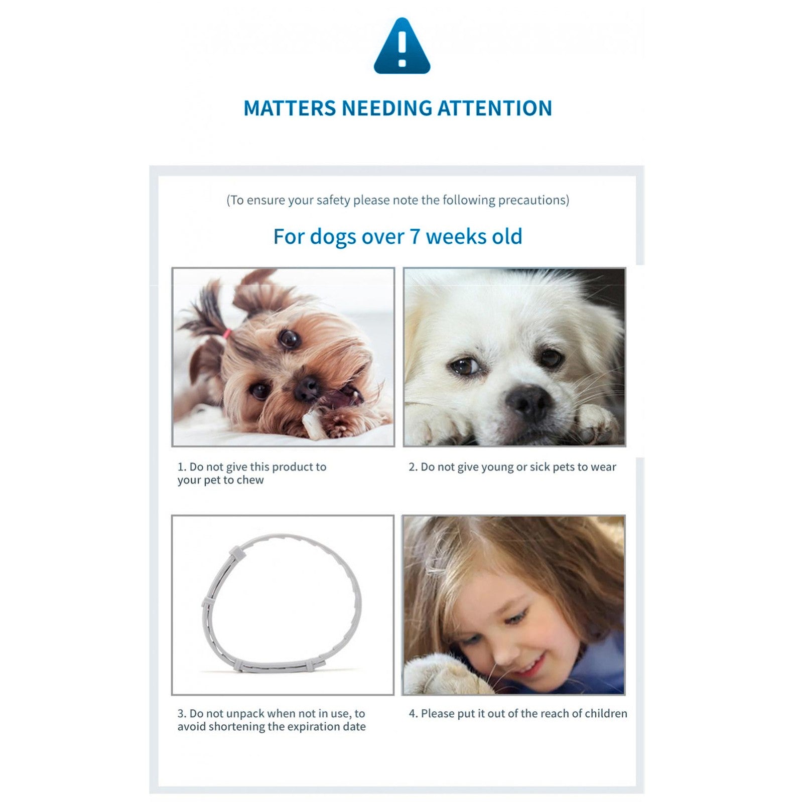 8 Month Protection Pet Flea and Tick Collar Antiparasitic Cat Collar