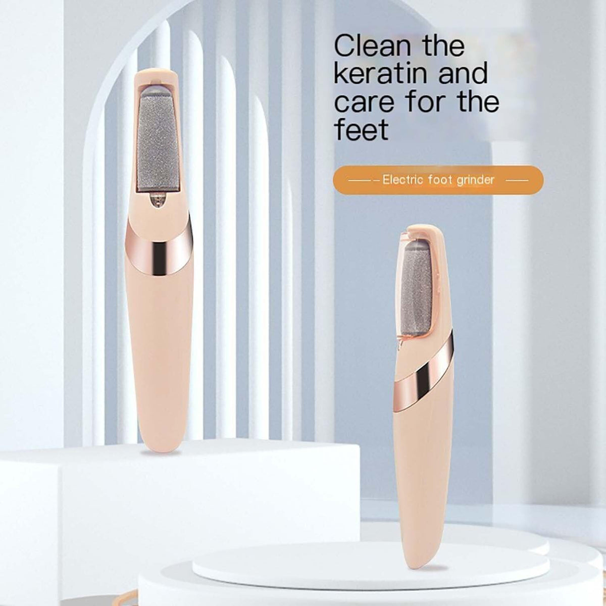 Rechargeable Electric Foot Grinder File Dead Skin Callus Remover Pedicure Tool